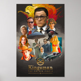 Kingsman: De gouden cirkel Poster