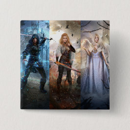 Kingsmen Kronieken Trilogie Fantasy Art Button Pin