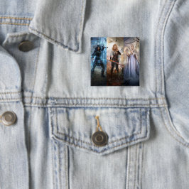 Kingsmen Kronieken Trilogie Fantasy Art Button Pin