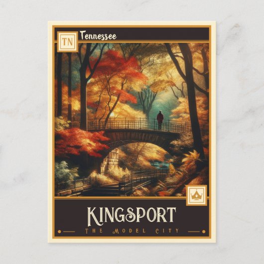 Kingsport, Tennessee |  Briefkaart (Voorkant)