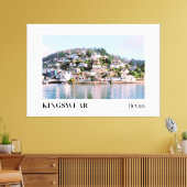 Kingsslijtage, Devon Canvas Afdruk (Insitu (Woonkamer))