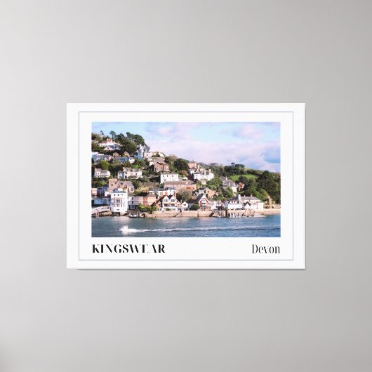 Kingsslijtage, Devon Canvas Afdruk (Voorkant)