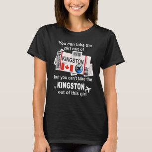 Kingston Boarding Pass Kingston Girl Kingston T-shirt