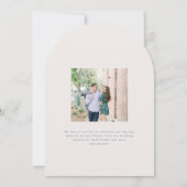 Kingston Elegant Monogram Typografie Huwelijk Kaart (Achterkant)