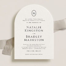 Kingston Elegant Monogram Typografie Huwelijk