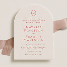 Kingston Elegant Monogram Typografie Huwelijk