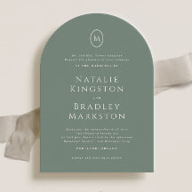 Kingston Elegant Monogram Typografie Huwelijk