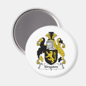 Kingston Family Crest Magneet (Voorkant / Achterkant)