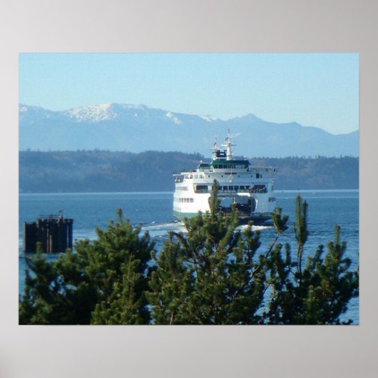 Kingston Ferry Leaving Poster (Voorkant)