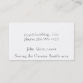 Kingston Ferry Sunset Visitekaartjes (Achterkant)