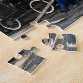 Kingston Flyer, locomotief met stoommotor Legpuzzel (Zijkant)