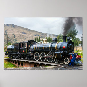 Kingston Flyer, stoommotorlocomotief, zuid Poster
