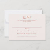 Kingston Formal Landscape Wedding RSVP Kaart (Voorkant)