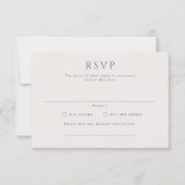 Kingston Formal Landscape Wedding RSVP Kaart (Voorkant)