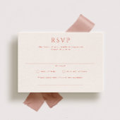 Kingston Formal Landscape Wedding RSVP Kaart