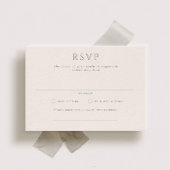 Kingston Formal Landscape Wedding RSVP Kaart