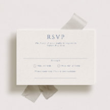 Kingston Formal Landscape Wedding RSVP Kaart