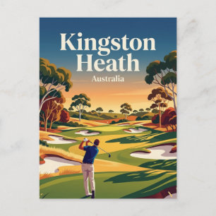 Kingston Heath Golf Club Australië Briefkaart
