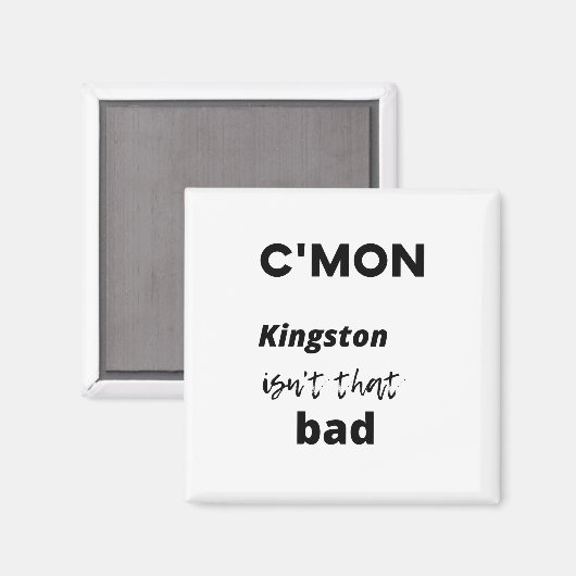 Kingston is niet zo slecht. magneet (Voorkant / Achterkant)