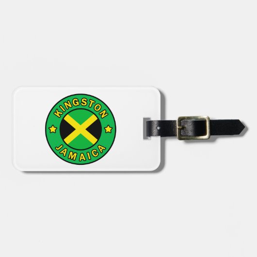 Kingston Jamaica Bagagelabel (Voorkant horizontaal)
