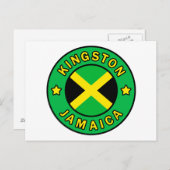 Kingston Jamaica Briefkaart (Voorkant / Achterkant)