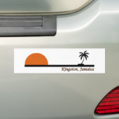 Kingston, Jamaica Bumpersticker (Op auto)
