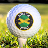 Kingston Jamaica City Jamaican Flag Golfballen