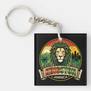 Kingston Jamaica Eiland Caribisch gebied Sleutelhanger