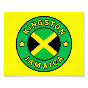 Kingston Jamaica Foto Afdruk