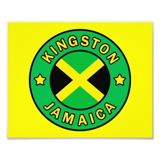 Kingston Jamaica Foto Afdruk (Voorkant)