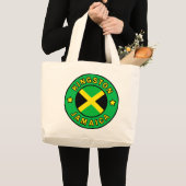 Kingston Jamaica Grote Tote Bag (Voorkant (product))