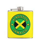 Kingston Jamaica Heupfles (Voorkant)