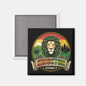 Kingston Jamaica Island Caribbean Magneet (Voorkant / Achterkant)