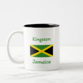 Kingston Jamaica - Jamaicaanse Mok van de vlagkoff (Links)