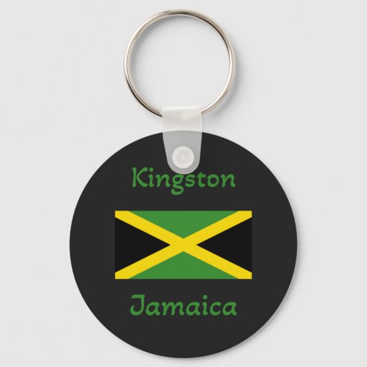 Kingston Jamaica - Jamaicaanse Sleutelhanger van d (Voorkant)
