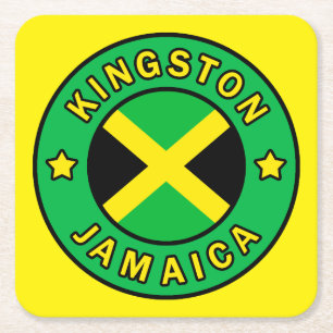 Kingston Jamaica Kartonnen Onderzetters