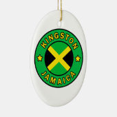 Kingston Jamaica Keramisch Ornament (Rechts)