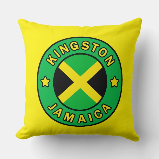 Kingston Jamaica Kussen (Voorkant)