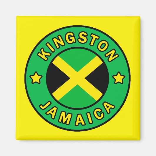 Kingston Jamaica Magneet (Voorkant)