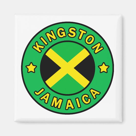 Kingston Jamaica Magneet (Voorkant)