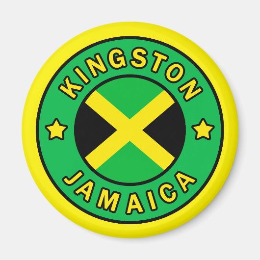 Kingston Jamaica Magneet (Voorkant)