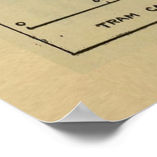 Kingston Jamaica Map (1914) Poster (Hoek)