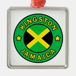 Kingston Jamaica Metalen Ornament