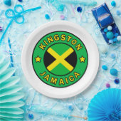 Kingston Jamaica Papieren Bordje (Feest)