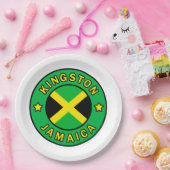 Kingston Jamaica Papieren Bordje (Feest)