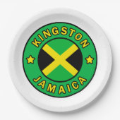 Kingston Jamaica Papieren Bordje (Voorkant)