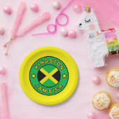 Kingston Jamaica Papieren Bordje (Feest)