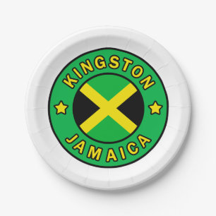 Kingston Jamaica Papieren Bordje