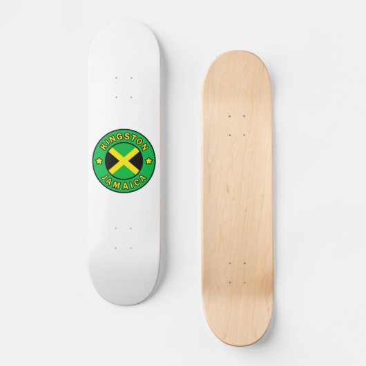 Kingston Jamaica Persoonlijk Skateboard (Voorkant)