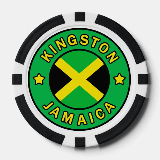 Kingston Jamaica Pokerchips (Voorkant)